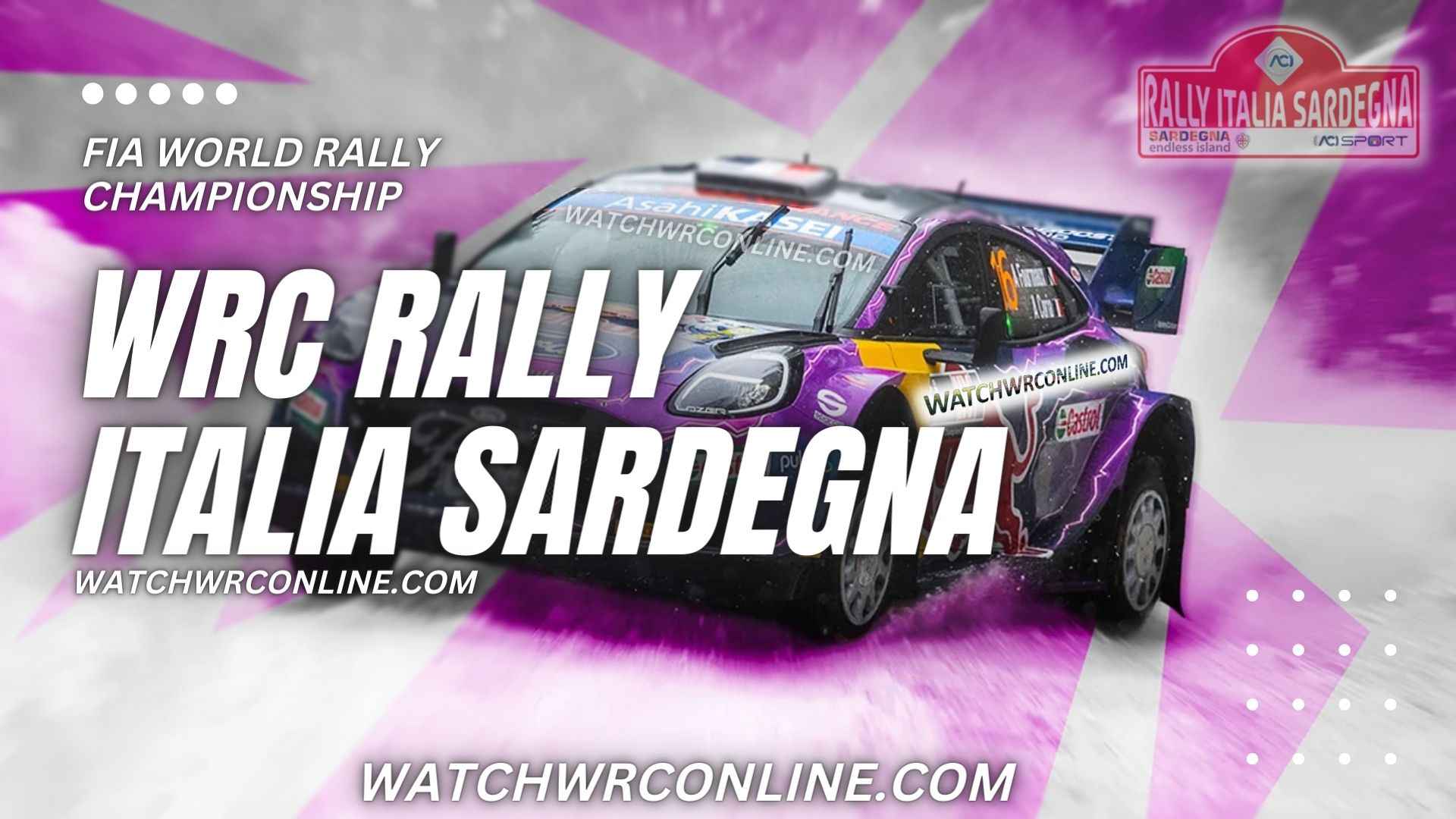 WRC Italia Sardegna Rally Live Stream 2023