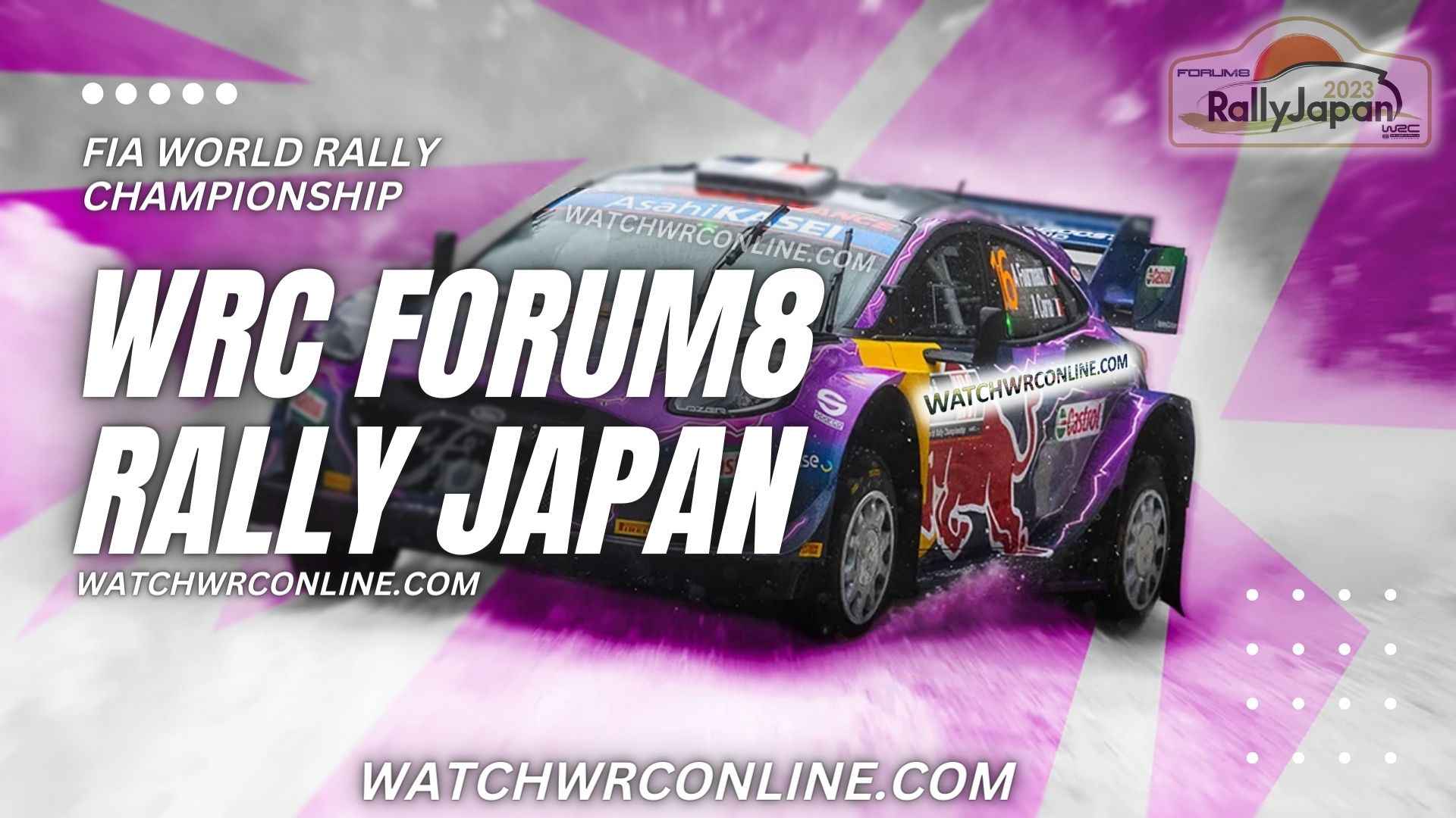 WRC Japan Rally Live Stream 2023
