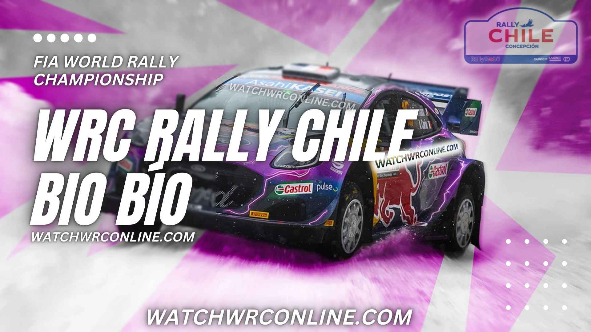 WRC Rally Chile Bio Bio Live Stream 2023